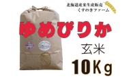 【令和5年産】北海道岩見沢産くすのきファームのゆめぴりか玄米（10Kg）【34116】