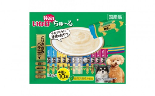 いなば　犬ちゅ～る　とりささみバラエティ320本（14ｇｘ40本ｘ8袋入）（ケース） 2603269 - 静岡県静岡市
