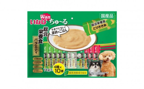 いなば　犬ちゅ～る　総合栄養食バラエティ320本（14ｇｘ40本ｘ8袋入）（ケース） 2603271 - 静岡県静岡市