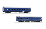 H026-26 鉄道模型【HOゲージ】24系寝台特急「北斗星」オロネ25・オロハネ25 2両セット