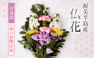 【お彼岸用　春】産地直送 《お墓用》 仏花 日時指定可 生産額 日本一 田原市 渥美半島 お彼岸 鮮度 生花 お花 お墓まいり