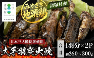 みやざき地頭鶏 大手羽の炭火焼 1羽分×2P 常温｜鶏肉 地鶏 炭火焼 備長炭 焼き鳥 晩酌 おかず 惣菜 大手羽 コラーゲン 郷土料理 じとっこ 興洋開発株式会社 宮崎県 諸塚村 KY-18