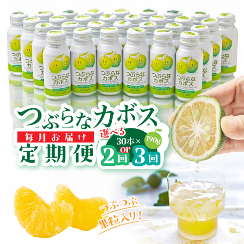 【毎月１ケース】つぶらなカボス定期便＿2726R 2607595 - 大分県国東市