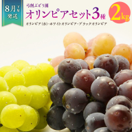 《 2026年 収穫分 》 幻のぶどう オリンピア 3種 約 2kg [A] 糖度18度以上 化粧箱 先行予約 弓削ぶどう園 国産 茨城県 桜川市 はちみつぶどう ぶどう セット フルーツ 詰め合わせ 果物 くだもの フルーツ デザート 旬 自宅用 家庭用 ギフト 贈答 プレゼント [AC003sa]