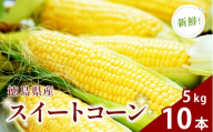 【先行予約 出荷2026年6月～】スイートコーン おおもの 選べる 5kg 10kg 10 ~ 20本 徳島県産 甘い とうもろこし ゴールドラッシュ 大きい サイズ 野菜 BBQ 産地直送 徳島県 三好市 朝採れ 冷蔵 高糖度 スープ サラダ コロッケ トウモロコシ ギフト お中元 バーベキュー
