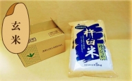 【玄米6ヶ月定期便】特別栽培「きなうす米」ゆめぴりか5kg×6回　K003