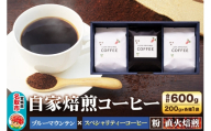 自家焙煎 コーヒー[粉] ブルーマウンテン×スペシャリティーコーヒーセット 3種セット 計600g(200g×各1袋) コーヒー粉 珈琲粉 粉 飲み比べ ギフト 王道 酸味 甘味 [ブレンド 直火焙煎 ブルーマウンテン 王道 酸味 甘味 ウエウエテナンゴ 果実味 爽やか ベジャビスタ農園 飲み比べ コーヒー粉 珈琲粉 粉 コーヒー セット]
