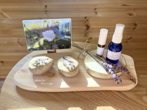 0024-102-01 富士山に育まれた植物のフラワーセラピー付 バスソルト＆石けん作り体験 TERA'S FUJI テラスフジ 2614091 - 静岡県富士宮市