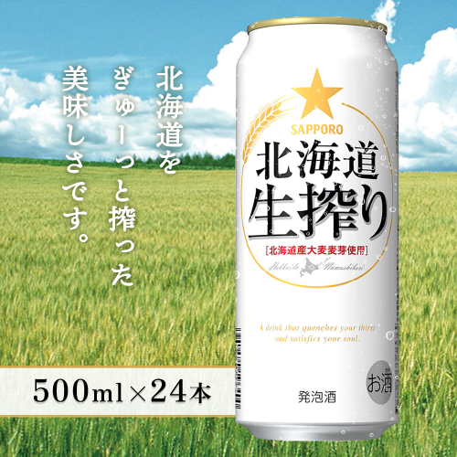 生搾り500ml×24本【930180133】 2614540 - 北海道恵庭市