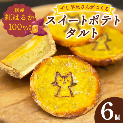 国産紅はるか100％使用 干し芋屋のスイートポテトタルト【紅はるか 芋 いも イモ おやつ タルト サツマイモ】 099H4535 2616117 - 大阪府泉佐野市