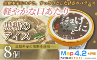 黒糖 アイス 100ml×8個 アイスクリーム 人気 ご当地アイス 高知県 黒糖味 黒砂糖 スイーツ デザート お菓子 おやつ ヘルシー  高知県産  スイーツ 氷菓 手作り 話題 ユニーク 変わり種 ホームパーティー おもてなし 詰め合わせ 贈り物 贈答 冷凍 ギフト プレゼント ロングセラー リピート 安芸市 高知県