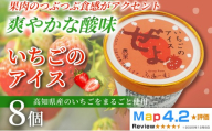 いちご アイス 100ml×8個 アイスクリーム 人気 ご当地アイス 高知県 イチゴ 苺 いちご味 いちごアイス スイーツ デザート お菓子 おやつ ヘルシー 高知県産   氷菓 手作り 酸味 甘み 濃厚 ジューシー 果物  フルーツ 話題 定番 ホームパーティー おもてなし 詰め合わせ 贈り物 贈答 冷凍 ギフト プレゼント ロングセラー リピート 安芸市 高知県