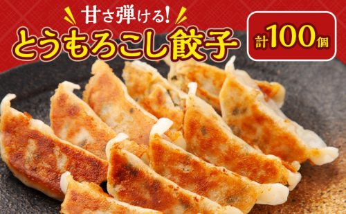 いちりきのとうもろこし餃子　100個　食品 惣菜 餃子 ぎょうざ ギョーザ とうもろこし トウモロコシ おかず おつまみ 冷凍 いちりきのコロッケ 老舗 静岡県 森町 2617901 - 静岡県森町