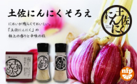 土佐にんにくそろえ にんにく塩 にんにくつぶ セット | ニンニク 簡単調理 万能 調味料 スパイス パウダー ガーリック 国産 天日 塩 人気 粉末 ギフト 贈答用 長期保存  南国市