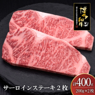 肉 博多和牛 サーロインステーキ 200g 2枚 計 400g [久田精肉店 福岡県 宇美町 um40bsi440006] 牛 牛肉 サーロイン ステーキ 和牛 ソース ソース付き 福岡県産 冷凍