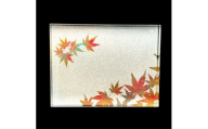 すし下駄 紅葉 梨地ホワイト ［NF292］
