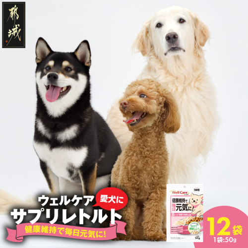 愛犬に【ウェルケア サプリレトルト】健康維持で毎日元気に!12袋_LE-33-008 2622168 - 宮崎県都城市