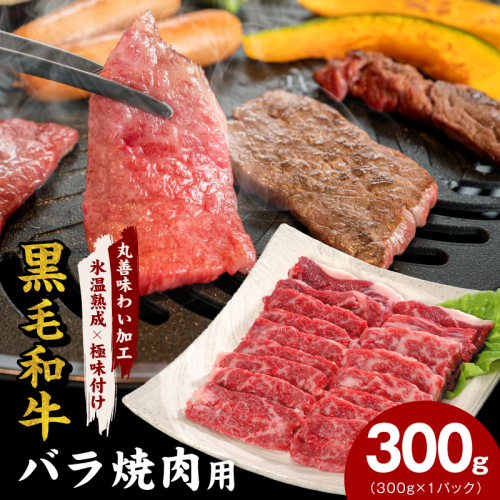 【氷温熟成×極味付け】黒毛和牛 バラ 焼肉用 300g【切り落とし 小分け 300g×1P 焼くだけ 簡単調理 BBQ 牛肉】 mrz0439 2623137 - 大阪府泉佐野市