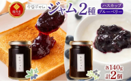 今日ジャム2種セットA 各1個 ハスカップ  ブルーベリー | 無添加 北海道産 ギフト 朝食 パン トースト ヨーグルト 詰め合わせ 食べ比べ ご褒美 手作り デザート 送料無料 北海道 滝川市
