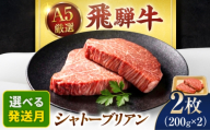 【11月発送】特選飛騨牛 シャトーブリアン 400g(200g×2枚) / 飛騨牛 焼肉 シャトー シャトーブリアン ステーキ 最高級 A5 牛肉 ヒレ 希少部位 霜降り 岐阜県 / 御嵩町 / 肉のキング [AVAG023-11]