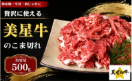 岡山県 黒毛和牛 美星牛 こま切れ500g 国産 牛肉【msmt003-01】