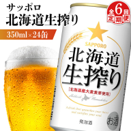 『定期便：全6回』北海道生搾り 350ml×24本【880080031906】