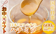 【お中元】 数量限定 国産 はちみつ 非加熱 瓶入り 300g×2本 ニホンミツバチ から分けてもらった 無添加 百花 の 純粋蜂蜜♪【00-066-02-R8OC】