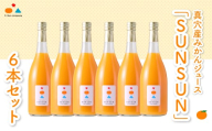 真穴産みかんジュース「SUNSUN」6本セット＜H18-12＞【1512802】 YWTA008