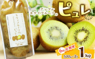 【定期6回】アップルキウイフルーツのピュレ  1kg  | 果物 ドレッシング ヨーグルト 美容意識 トッピング キウイフルーツ ピュレ フルーツ たれ 栃木県 那珂川町 送料無料