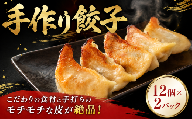 餃子 手作り 冷凍 12個 × 2P 肉餃子 お惣菜 簡単 水餃子 モチモチ 鍋 冷凍  手包み ぎょうざ 餃子 ギョウザ ギョーザ 国産 豚肉 野菜 千葉県 旭市 拉麺なるい旭店 nri001