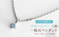 純チタンブルートパーズの一粒石ペンダント ネックレス 変色しにくい ギフト かわいい 新潟県 弥彦村 | アクセサリー ネックレス ファッション 変色しにくい プレゼント ギフト 贈り物 贈答品 お祝い 記念日 誕生日 ホワイトデー かわいい おしゃれ 新潟県 弥彦村