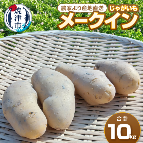 a10-1267　じゃがいも メークイン　農家より産地直送　5kg×2 2628279 - 静岡県焼津市