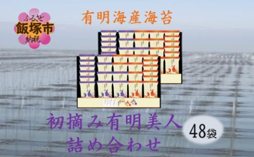 有明海産海苔 初摘み有明美人詰合せ(48袋)【C2-022】 2628807 - 福岡県飯塚市