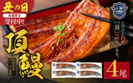 Y36-17R01 【2026年 丑の日 先行予約】頂鰻 福岡県産うなぎの蒲焼 4尾セット 鰻蒲焼用タレ・山椒付 うなぎ生産量日本一鹿児島県産 宮崎県産 熊本県産 九州産 国産鰻 うなぎ ウナギ 鰻 人気 おすすめ ひつまぶし 鰻 蒲焼き タレ 山椒 ランキング 鰻 冷凍 うな重 ひつまぶし うなぎ 福智町 鰻蒲焼き うな丼 丑の日 土用の丑の日 ★レビューキャンペーン開催★