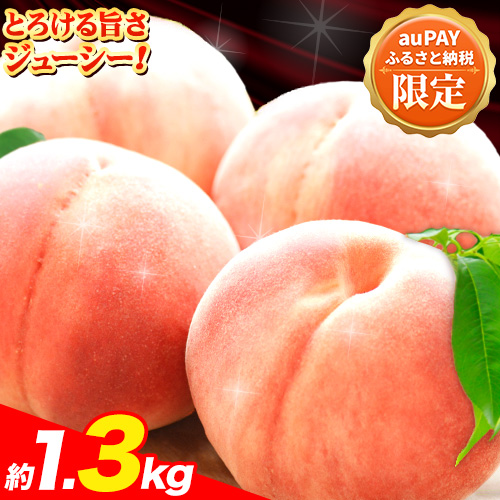 【三太郎の日限定】【先行予約】桃 もも あら川の桃 和歌山県産 紀州 の名産 旬の桃厳選 約1.3kg《2026年6月中旬-8月上旬頃出荷》 果物 フルーツ お取り寄せ 和歌山 予約 【一部配送不可地域あり】 2629257 - 和歌山県紀の川市