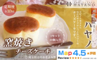 058-003　【定期便・全１０回】窯焼きチーズケーキ１セット（１０個入り）×１０回