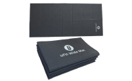 uFit Wide Mat【ブラック】 【 マット トレーニング  運動 筋肉 筋トレ バランス ストレッチ 折りたたみ コンパクト 】
