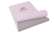 uFit Exercise Mat　183×61cm【ピンクグレー】 【エクササイズ マット グリップ力 ズレにくい クッション性 運動 筋トレ ヨガ】