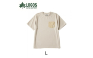 LBL　ボディリカバリーTシャツ L ベージュ 就寝時におすすめリカバリーウエア!　35503662【1731824】