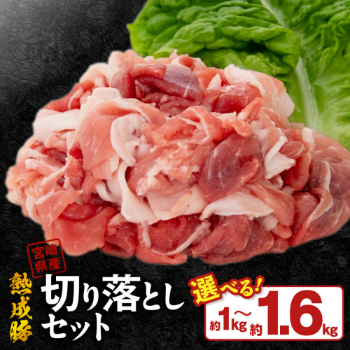 宮崎県産熟成豚 切り落としセット N0105-YA2280-sku 2635489 - 宮崎県延岡市