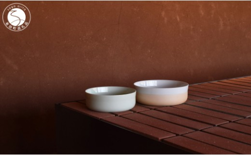 1616/ S&B Bowl 140 Light Green & Bowl 160 White / Light Orange 2点セット【1616/arita japan】有田焼 ショルテン＆バーイングス デザイン オランダ 食器 器 うつわ ボウル 小鉢 パステルカラー ホワイト オレンジ シンプル シック モダン インテリア グリーン ギフト A35-701 2638163 - 佐賀県有田町