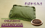 そばがらまくら 1個 枕 布団 職人 手作り 自然 素材 蕎麦がら 静岡県 沼津市