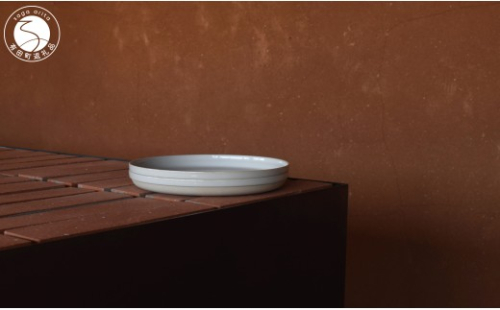 1616/ CMA Stack Flat 180 Earth Grey 2枚セット【1616/arita japan】有田焼 セシリエ・マンツ 北欧 デンマーク 食器 器 うつわ 皿 プレート グレー シンプル スタッキング シック モダン A20-665 2638389 - 佐賀県有田町