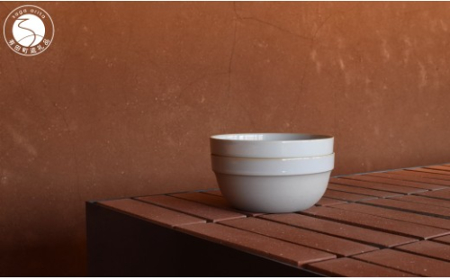 1616/ CMA Stack Deep Earth Grey 155 2個セット【1616/arita japan】有田焼 セシリエ・マンツ 北欧 デンマーク 食器 器 うつわ ボウル 小鉢 グレー シンプル スタッキング シック モダン ギフト A25-642 2638395 - 佐賀県有田町