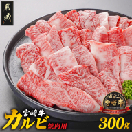 宮崎牛カルビ焼肉用300g_AA-N4-005-300g