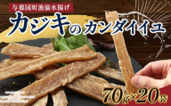 与那国島産 カジキのカンダイイユ（70g）×20個 G019 │沖縄県 与那国町 与那国島 カジキ 魚 干物 乾物 カンダイイユ おつまみ 酒のお供 旅のお供 おやつ 珍味