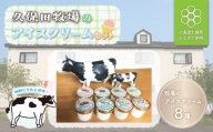 無添加 久保田牧場のアイスクリーム8種セット