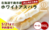 【2027年春発送】 ホワイトアスパラ 900g M～2L