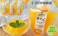 523. 伊藤農園 ピュアフルーツ寒天ジュレ ドリンクタイプ　温州みかん12本セット(A523-3)