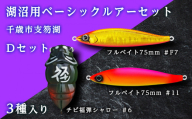 千歳市支笏湖Dセット（湖沼用ベーシックルアーセット）